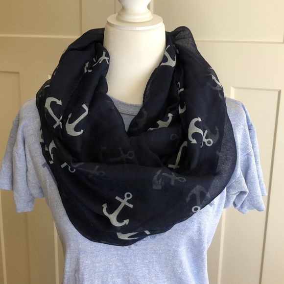 ❤️Anchor infinity scarf - Picture 2 of 5